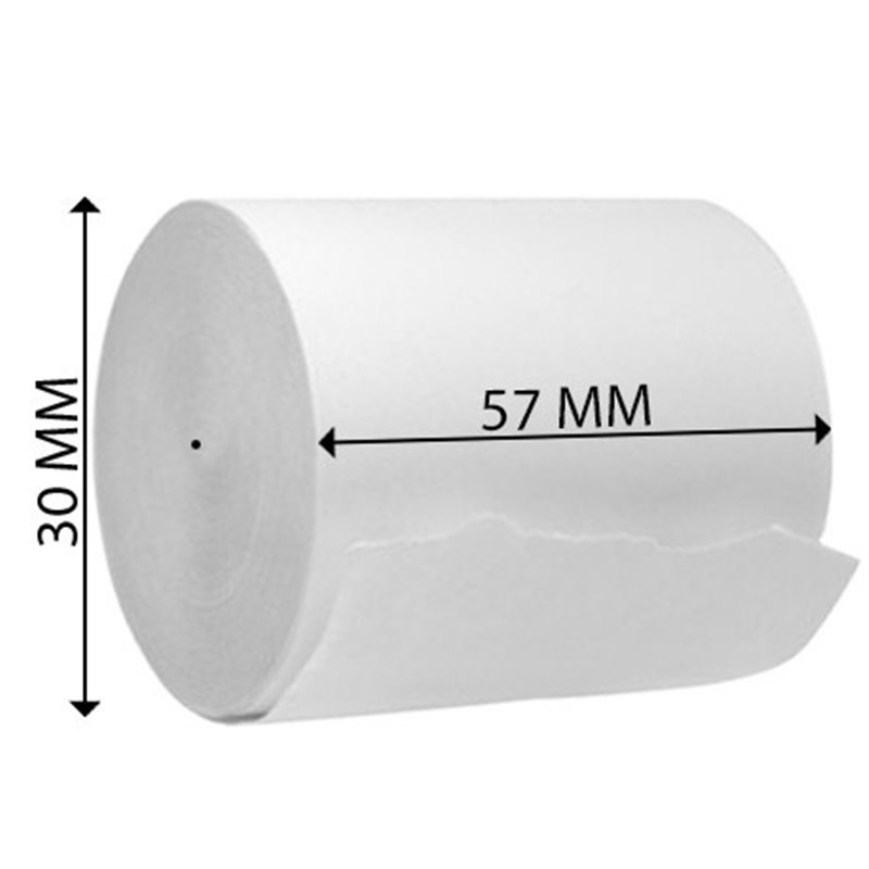 Bluebird Pidion BIP-1300 Series 57x30mm Coreless Thermal Card Rolls (20 Per Box)