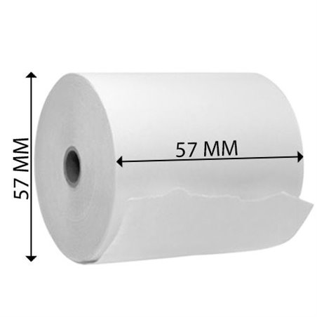 Omniprint OM-3000 57x57mm Thermal Rolls (20 Per Box)
